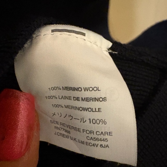 J. Crew Classic Navy Merino Wool Women's Blazer Sz XS - Picture 11 of 12